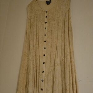 Double D Ranch Yellow Maxi Dress with Button Detail By Zoey  Beth